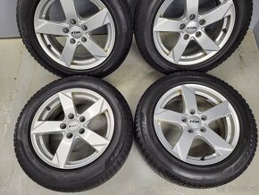 Alu kola 16" Rial 5x112 zimni pneu 4,5-5mm - 3