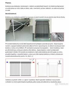 Solární kolektory - 16 trubic - 3