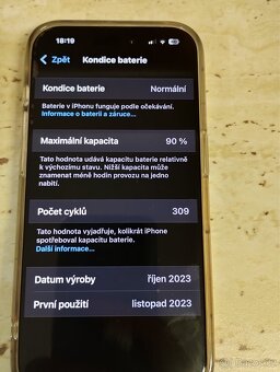 Prodám Iphon 15 pro 256gb - 3