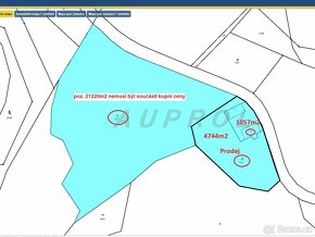 Zemědělská usedlost–pozemek 5081m2 (st.poz. 1057m2) a 2122m2 - 3