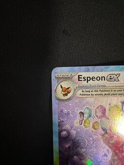 Pokemon karta Prismatic evolutions espeon ex - 3