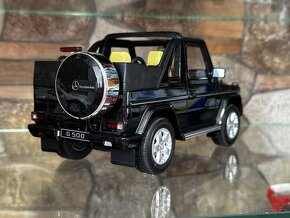 Mercedes Benz G 500 Convertible černé 1:18 - 3