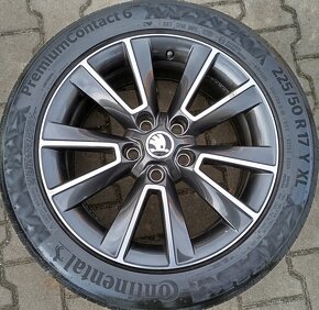 Originál sada disků Škoda Octavia Scout, Yeti 5x112 R17 - 3