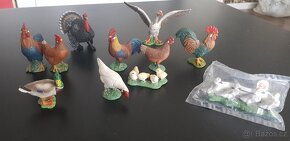 Schleich Farma koza oslik slepice kuřátka kachna - 3