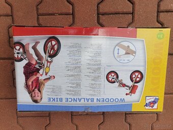 Odrážedlo pro děti - Wooden balance bike - 3