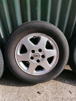 Alu disky Opel 5x110 6Jx15 ET49 + 195/65 R15 91H letní - 3