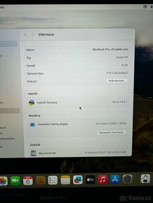 APPLE MACBOOK PRO 13” 2020 M1/8GB RAM/256GB,99% BATERIE - 3