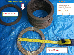 Lamely trecí keramický  TATRA - AV15  ,  LKT 120, UNK320 - 3