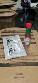 MRE US ARMY TABASCO  RED PEPPERS - 3