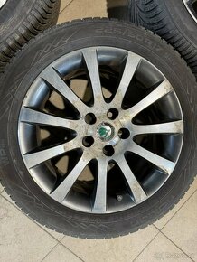 Alu kola Škoda YETI R17 5x112 ET45 + zimní pneu 225/50 R17 - 3