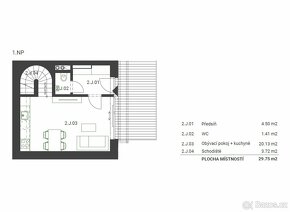 Pronájem 2kk / 59 m²  mezonet – Kostelec nad Orlicí - 3