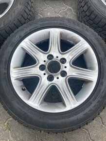 Alu disky 5x120 z vozu BMW řada 1, pneu zimní - 3