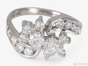 Krásný 14K prsten s diamanty 1,00ct - certifikát IGI - 3