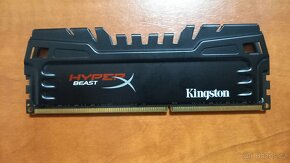 Prodám Kingston HyperX Beast 16GB (2x8GB) DDR3 1600 XMP - 3