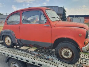 Fiat 600D, kompletní, platné CZ RZ depozit, EKO uhrazeno - 3