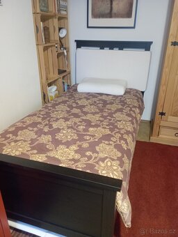 Postel Hemnes černé barvy z Ikea - 3