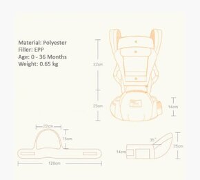 Cestovní nosítko 0-36mes. - 3