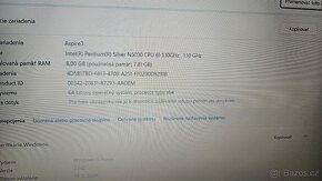 Acer Aspire 3 - fullHD, intel, 8GB RAM, 256GB SSD - 3