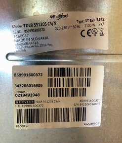 Vrchem plněná Whirlpool dt 350 - 3