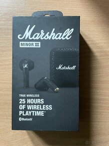 PRODÁNO Bluetooth Sluchátka Marshall Minor III - 3
