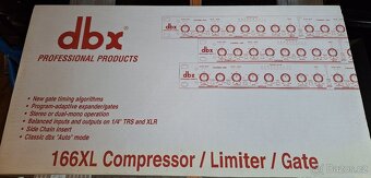 Kompresor/limiter/gate DBX 166XL - 3