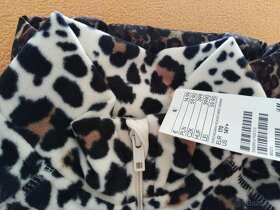 Nová fleesova leopardi mikina 170 H&M - 3