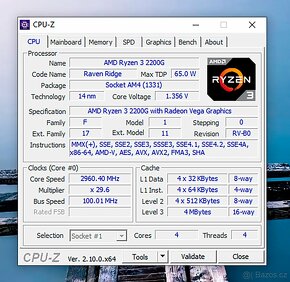 Procesor AMD Ryzen™ 3 2200G with Radeon™ Vega 8 Graphics - 3