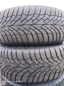 Zimní pneu 205/55 R16 KUMHO na disku VW 5x112. - 3