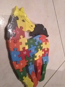 VZDĚLÁVACÍ KONÍK DŘEVĚNÉ PUZZLE ABECEDA (ZABALENÝ) - 3