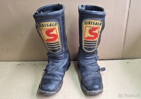 staré motokrosové boty SINISALO - retro, vintage, classic, M - 3