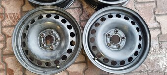 Plechové disky VW Polo 5x100 5,5x15 ET40 Škoda Fabia 4 IV - 3