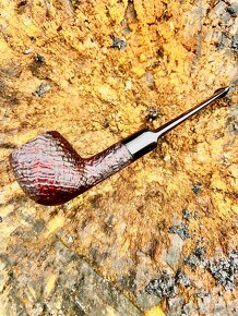 Dymka fajfka Dunhill shell Briar white spot - 3