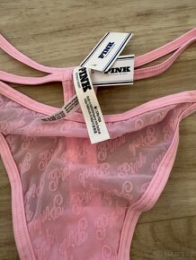 Tanga v ruzove Victoria Secret M - 3