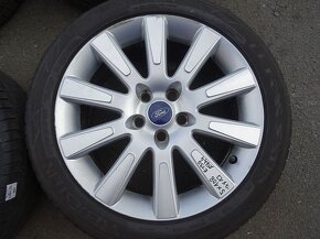 Alu disky originál Ford 17", 5x108,ET 50, letní pneu - 3