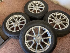 Originální Alu kola Audi 5x112 r18 zimní pneu 8mm - 3