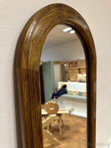 Zrcadlo rustikální, dubový rám - 3