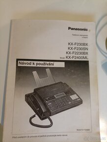 Telefon fax kopírka záznamník Panasonic plně funkční - 3