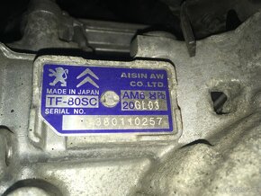 Automatická převodovka Aisin AM6 20GL03 Citroen C5 - 3