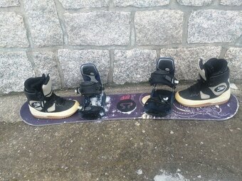 snowboard 133 + boots 39 - 3