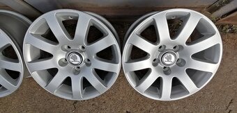 Alu kola 5X112 , 15",Superb 1,VW,Octavia - TOP STAV - 3