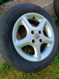 ALU disky 6Jx14H2 Et 38 + pneu 185/60 R14 - 3