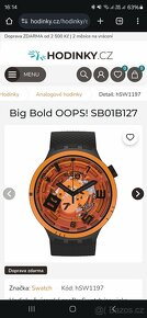 Hodinky Swatch Big Bold OOPS SB01B127 - - 3