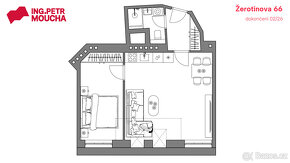 Prodej bytu 2+kk 48,4 m² Žerotínova, Praha - Žižkov - 3