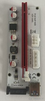 PCIe Riser x1 to x16 card ver.008 – přímá – možno zaslat - 3