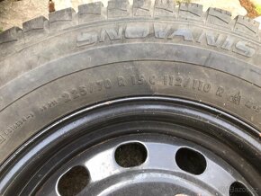 Disky (6 děr) Ford Transit se zimními pneumatikami 225/70R15 - 3