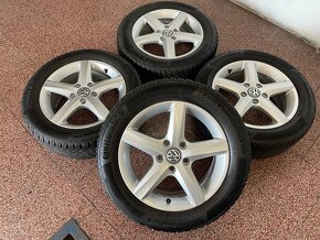 Originál Volkswagen ALU kola 5x112 r16 zimní pneu 7,5mm - 3