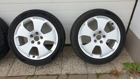 Alu kola Audi 5x112, 225/45R17 letní pneu 8 mm - 3