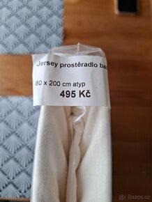 Prodám nové prostěradlo 80x200 - 3