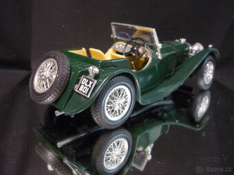 Jaguar SS100 1937 zelený Bburago 1/18 - 3