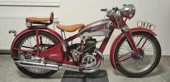 Jawa 175,SPECIAL,r.v.1939,SPZ-TP,Stejný vyr.čísla,ruční řaze - 3